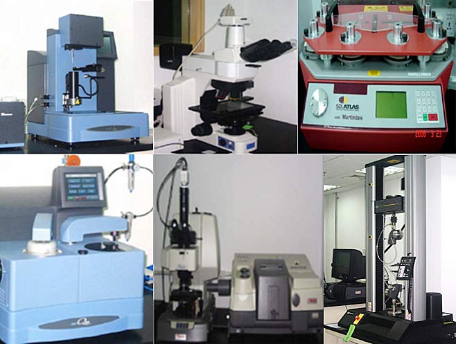 上海誠格與杜邦中國研發中心相關測試設備、可試驗項目