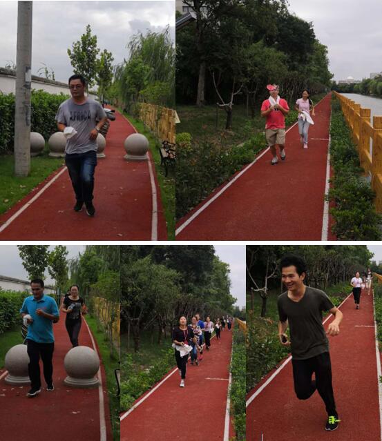 看這一個個可愛的同事們，跑的多輕盈！