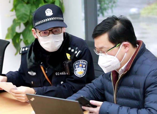 滬警方主動對接我司，保障誠格一次性防護服安全生產