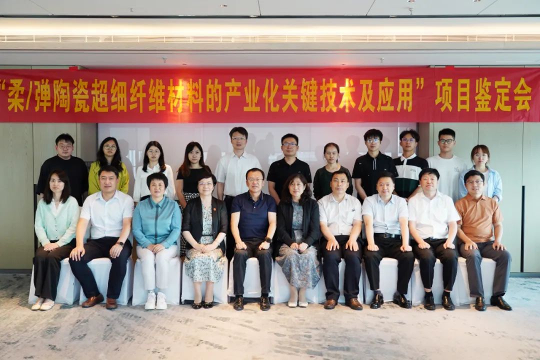 柔/彈陶瓷超細纖維材料的產業化關鍵技術及應用項目成功鑒定,成果達國際先進水平